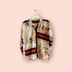 Floral Striped Women's blouse